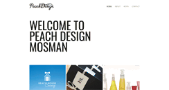 Desktop Screenshot of peachdesign.com.au